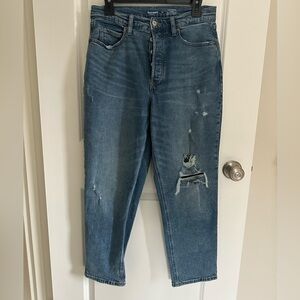 Old Navy Sky-Hi Straight Blue Jeans